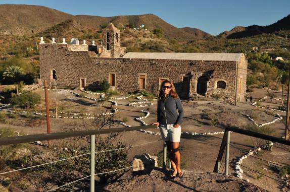 Visitando a Missión Santa Rosalía, em Mulegé, na Baja California - México